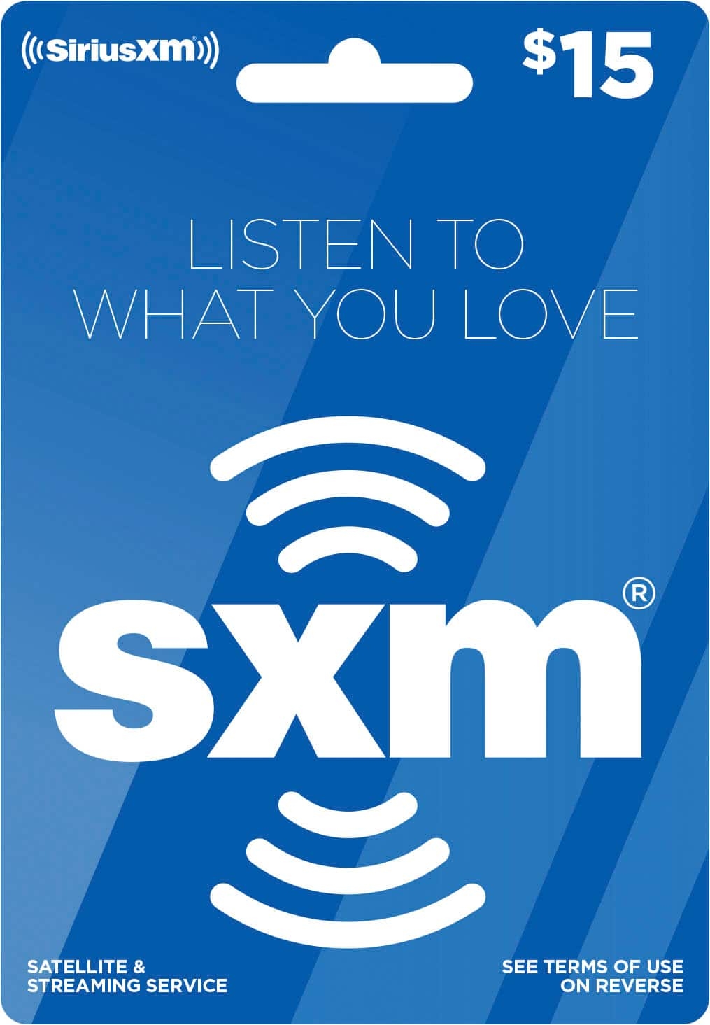 15 Prepaid Service Card For SiriusXM Internet Radio Multicolor SIRIUSXM 15 Best Buy 15 Prepaid Service Card For SiriusXM Internet Radio Multicolor SIRIUSXM 15 Best Buy