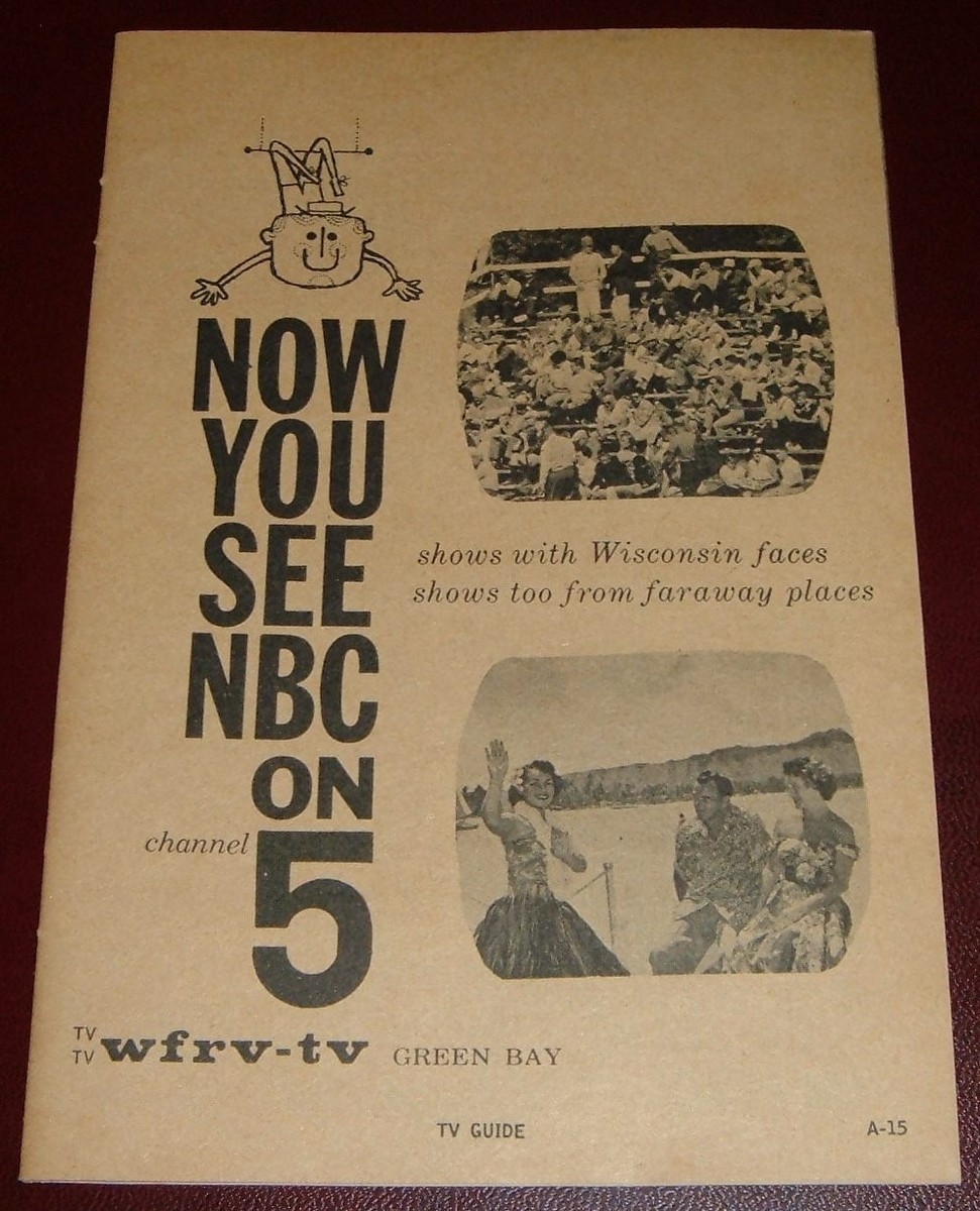 1959 WFRV GREEN BAY TV AD SHOWS WITH WISCONSIN FACES FROM FARAWAY PLACES EBay 1959 WFRV GREEN BAY TV AD SHOWS WITH WISCONSIN FACES FROM FARAWAY PLACES EBay