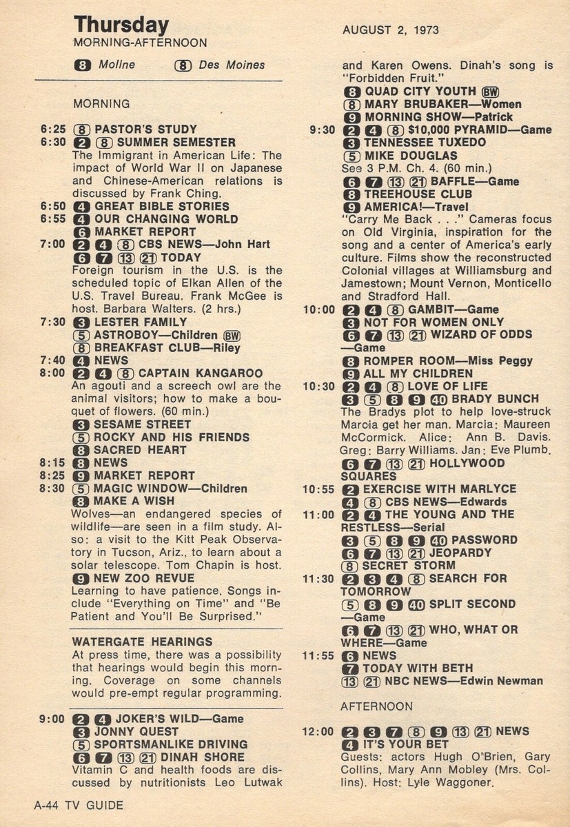 1973 TV AD ELKAN ALLEN U S TRAVEL BUREAU On THE TODAY SHOW EBay