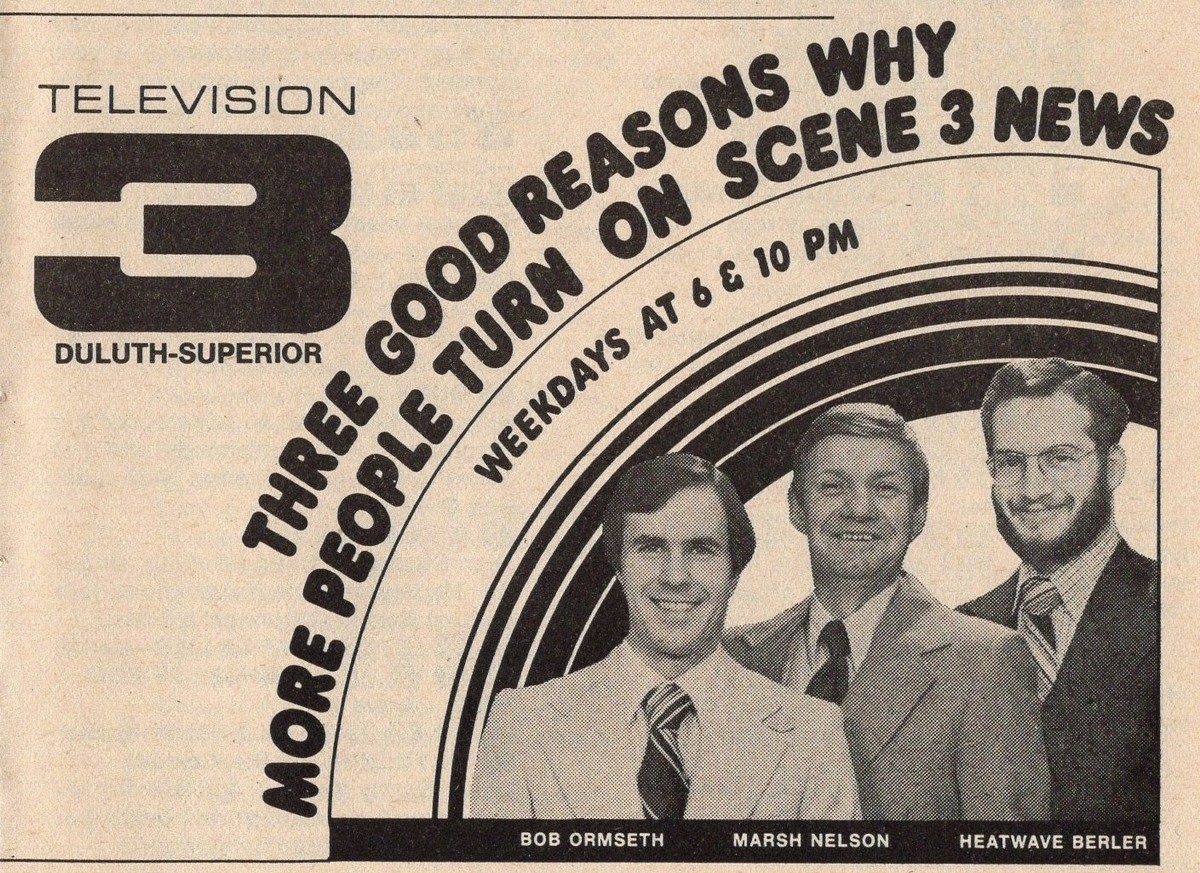 1978 KDLH TV AD HEATWAVE BERLER BOB ORMSETH MARSH NELSON Duluth Minnesota EBay