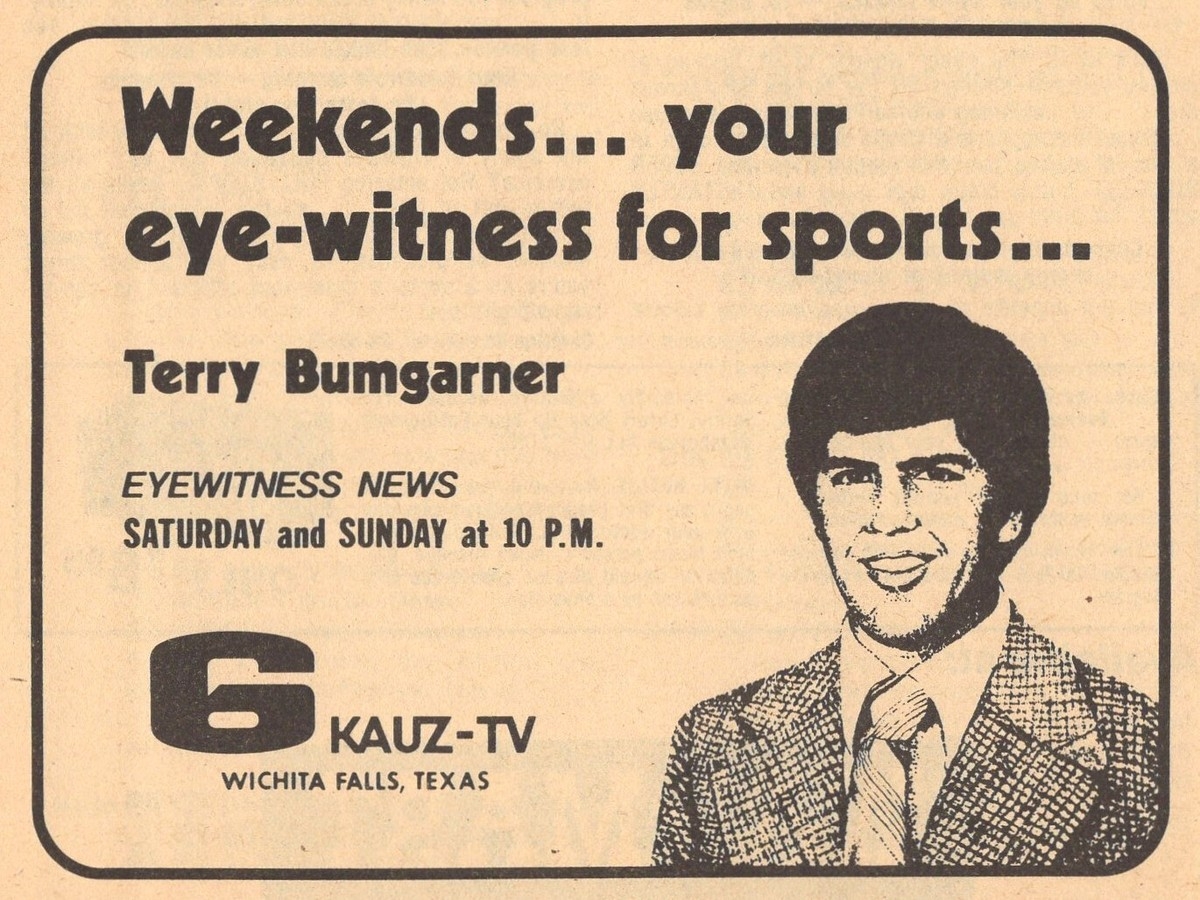 1979 KAUZ WICHITA FALLS TEXAS TV NEWS AD TERRY BUMGARNER SPORTS REPORTER EBay 1979 KAUZ WICHITA FALLS TEXAS TV NEWS AD TERRY BUMGARNER SPORTS REPORTER EBay
