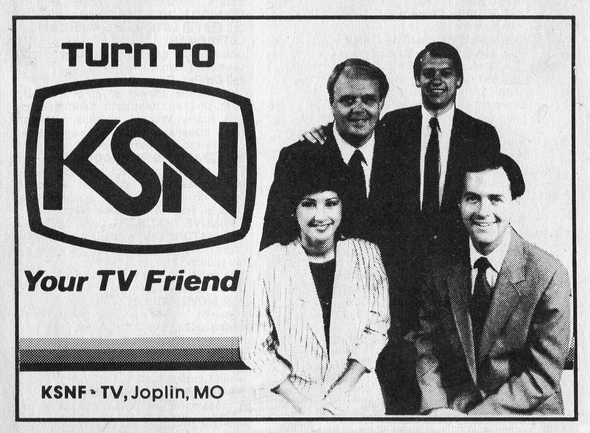 1985 KSNF JOPLIN MISSOURI TV NEWS PROMO AD TURN TO KSN YOUR TV FRIEND EBay