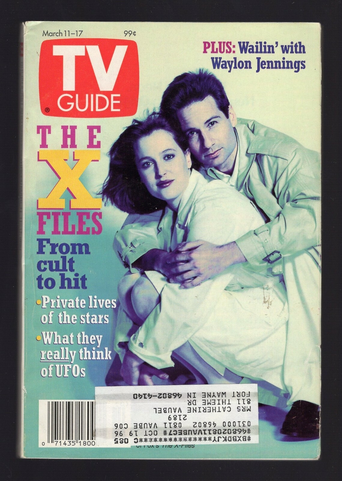 1995 FORT WAYNE INDIANA TV GUIDE X FILES DAVID DUCHOVNY GILLIAN ANDERSON Biblioteca Nacional De Angola 1995 FORT WAYNE INDIANA TV GUIDE X FILES DAVID DUCHOVNY GILLIAN ANDERSON Biblioteca Nacional De Angola