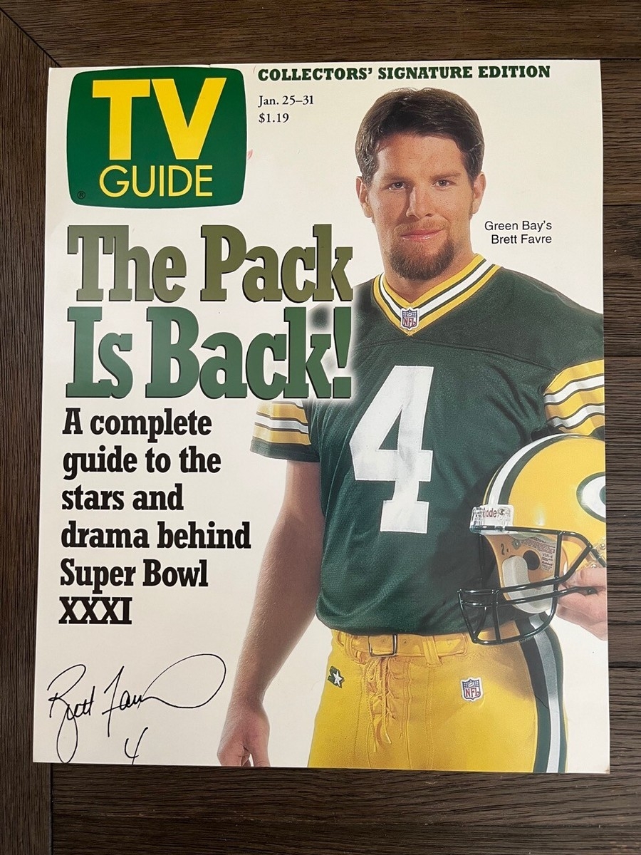 1997 Brett Favre TV Guide Green Bay Packers Printing Proof 20 X 16 EBay 1997 Brett Favre TV Guide Green Bay Packers Printing Proof 20 X 16 EBay