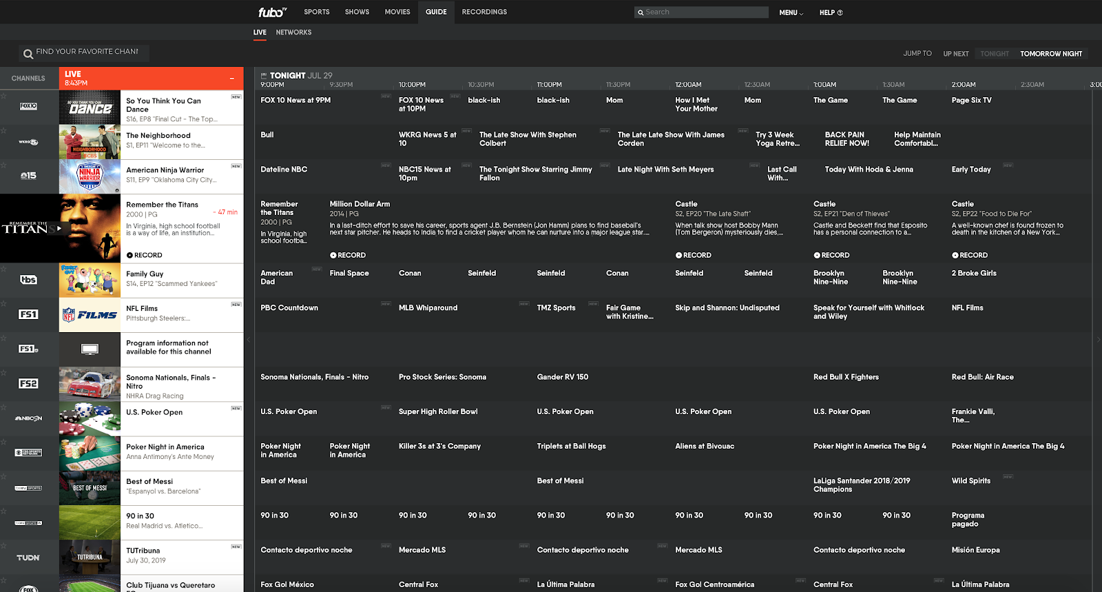 2020 FuboTV Review Our Full Review Channel List More 2020 FuboTV Review Our Full Review Channel List More