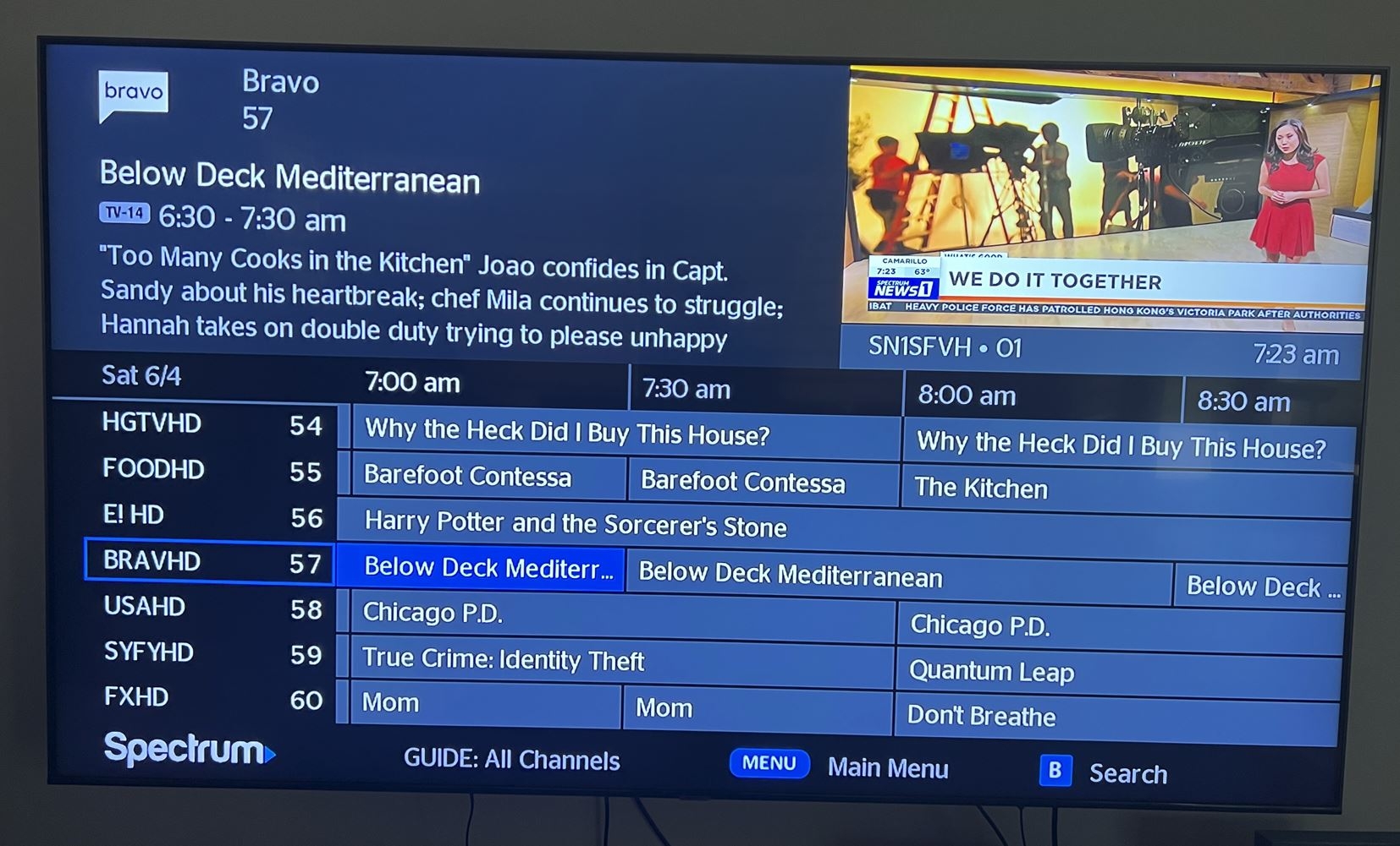 2024 FX Channel List For Spectrum 27 Cities 