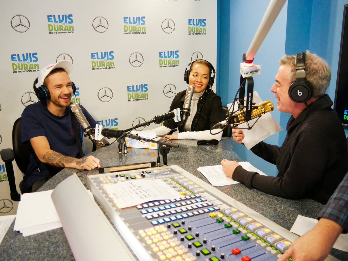 8 Years Ago Liam And Rira Ora Went To Both SiriusXM Radio And The Elvis Duran Show To Promote For You 