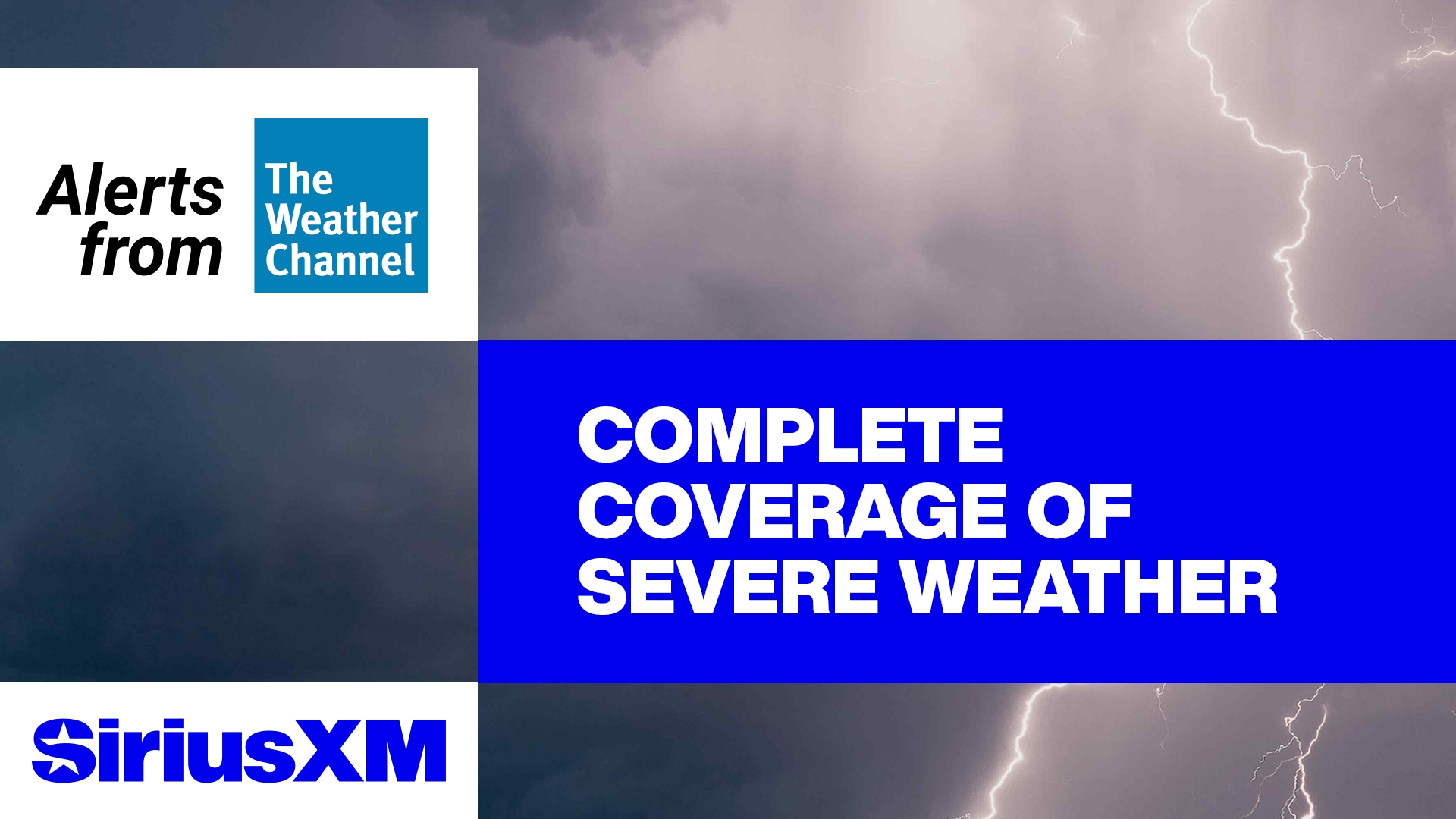Alerts From The Weather Channel Radio SiriusXM