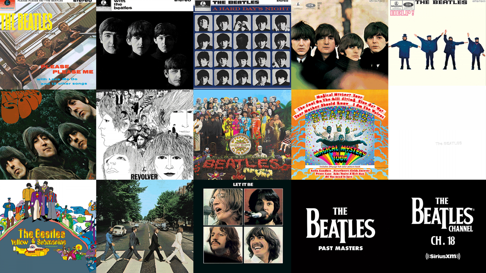 sirius xm beatles channel top 100