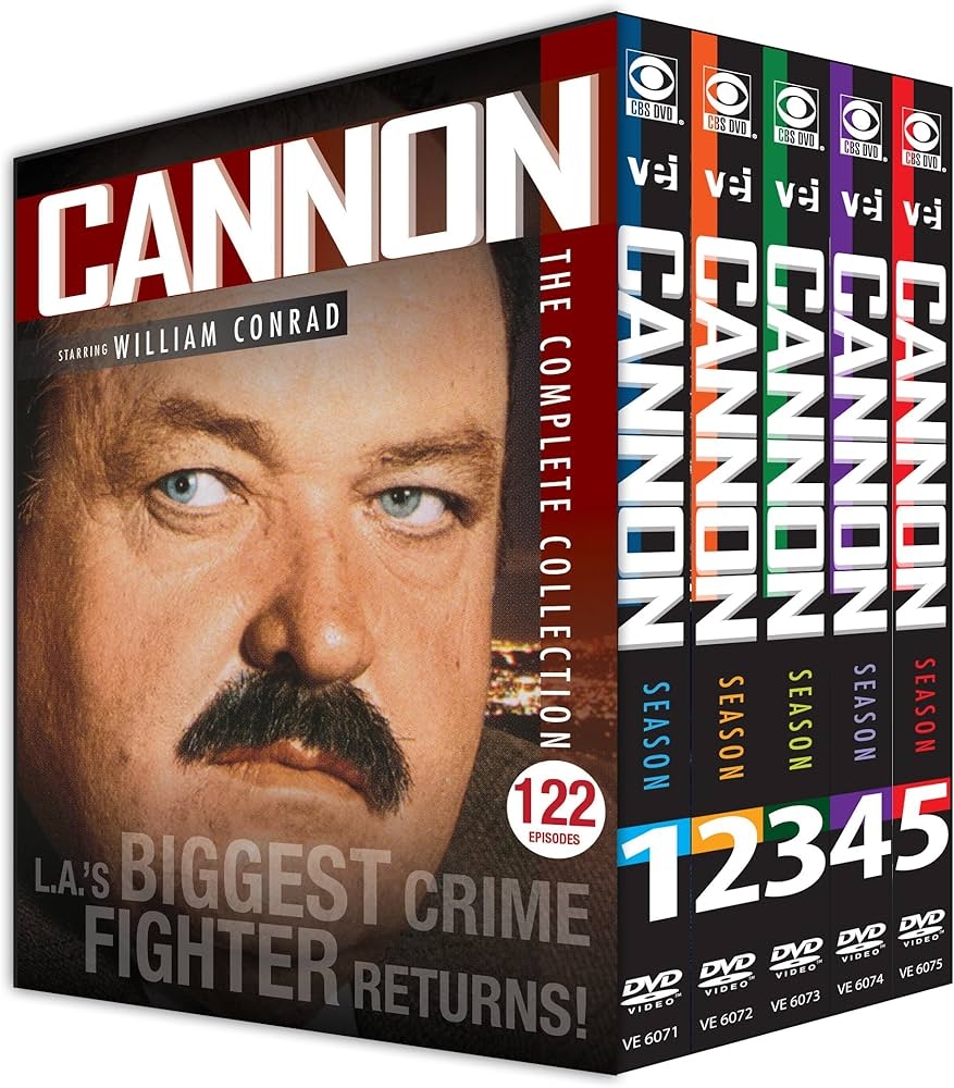 Amazon Cannon The Complete Collection 122 Episodes Plus 2 TV Movies Pilot And Return Of Frank Cannon William Conard Movies TV