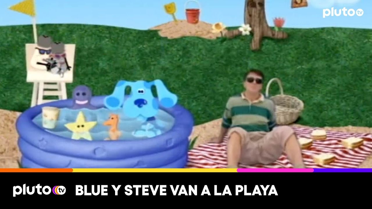 Blue Y Steve Van A La Playa Las Pistas De Blue Pluto TV YouTube