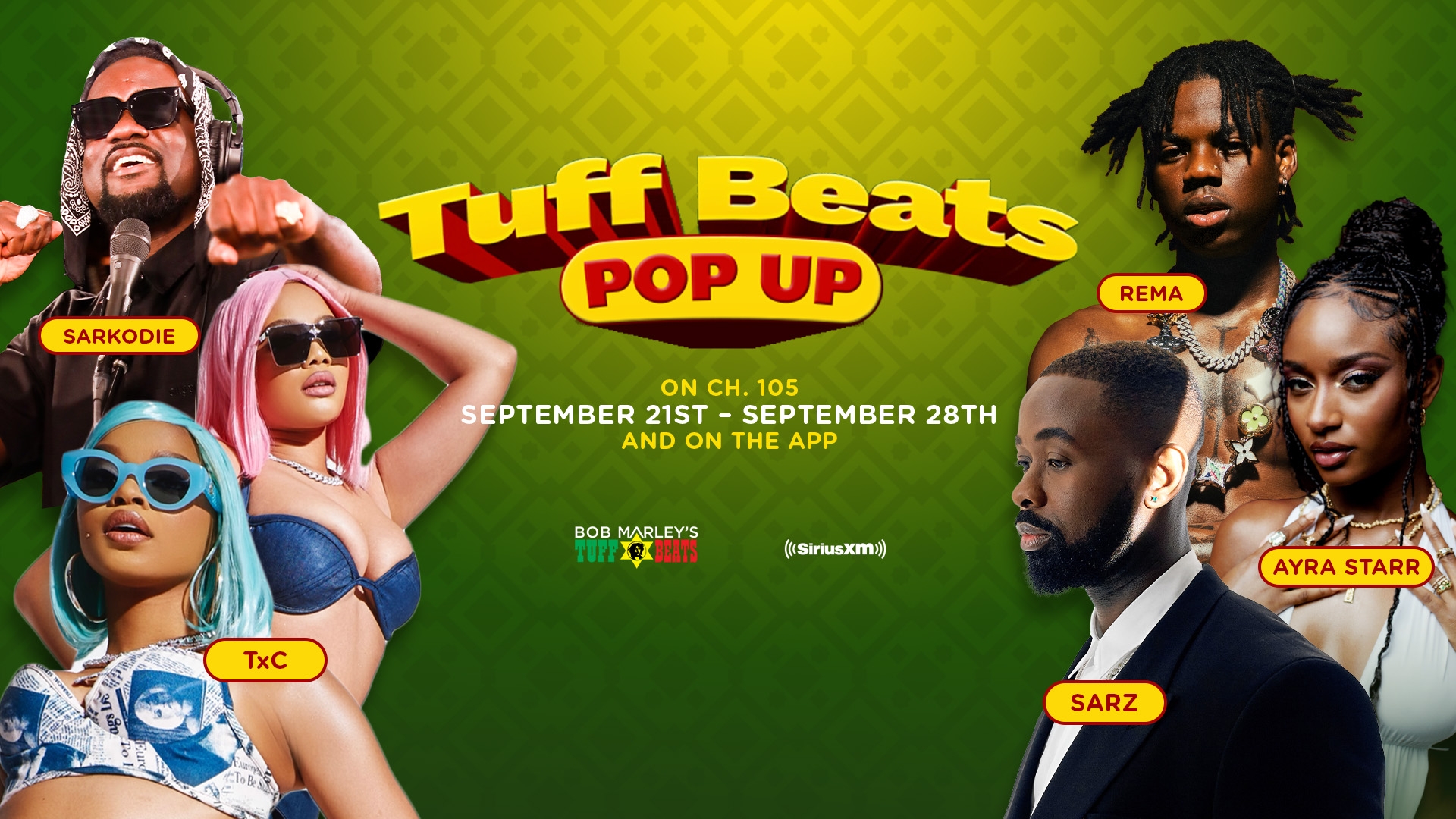 Bob Marley s Tuff Beats Takes Over Channel 105 For A Limited Time