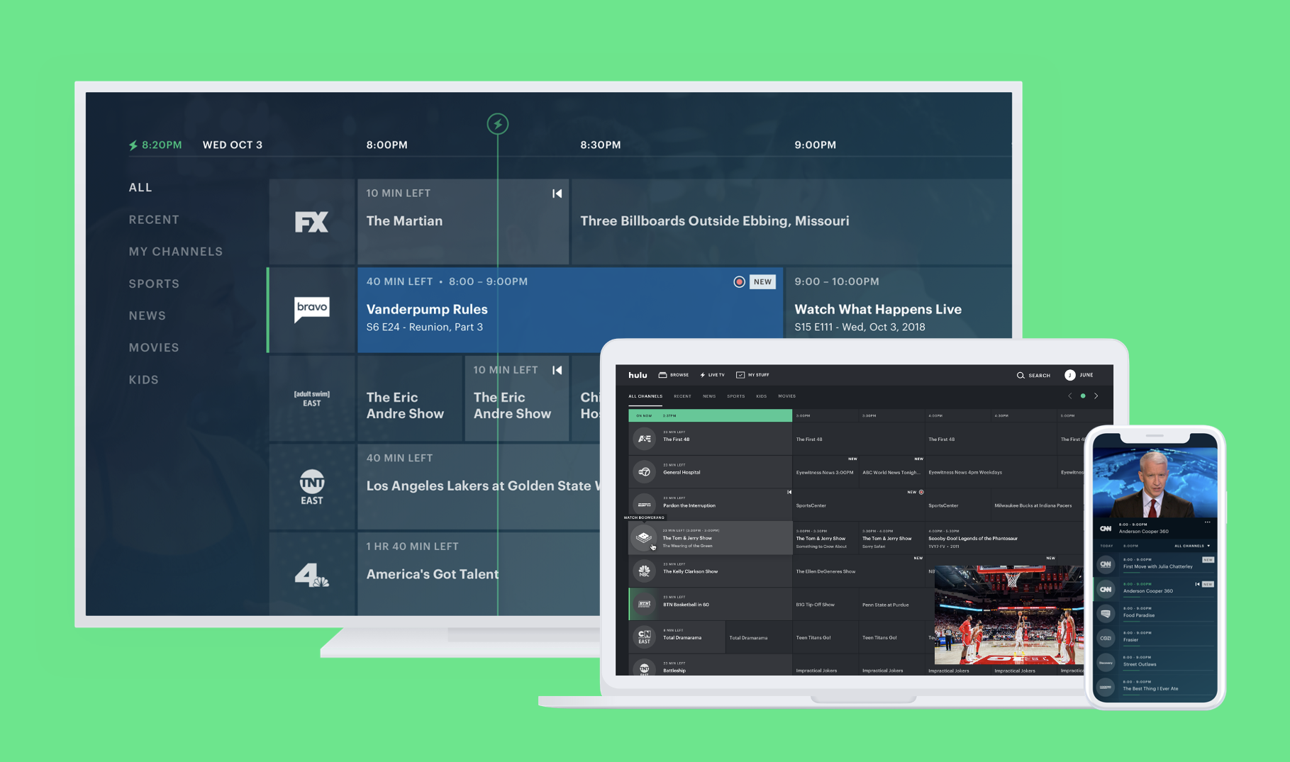 Channel Guide Is Bravo On Hulu Live Tv Guide Hulu Bravo Channel Bravo Shows Bravo Streaming