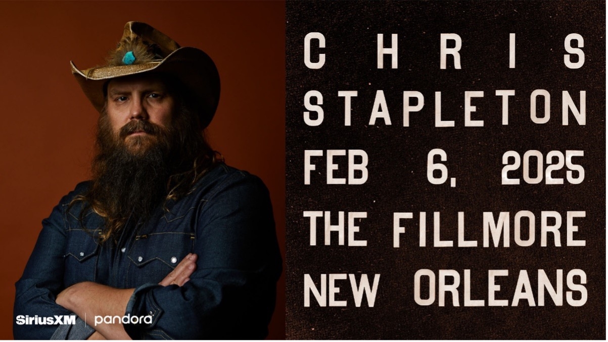 Chris Stapleton To Headline Exclusive SiriusXM And Pandora Concert Event In New Orleans Sirius XM Holdings Inc SIRI Chris Stapleton To Headline Exclusive SiriusXM And Pandora Concert Event In New Orleans Sirius XM Holdings Inc SIRI