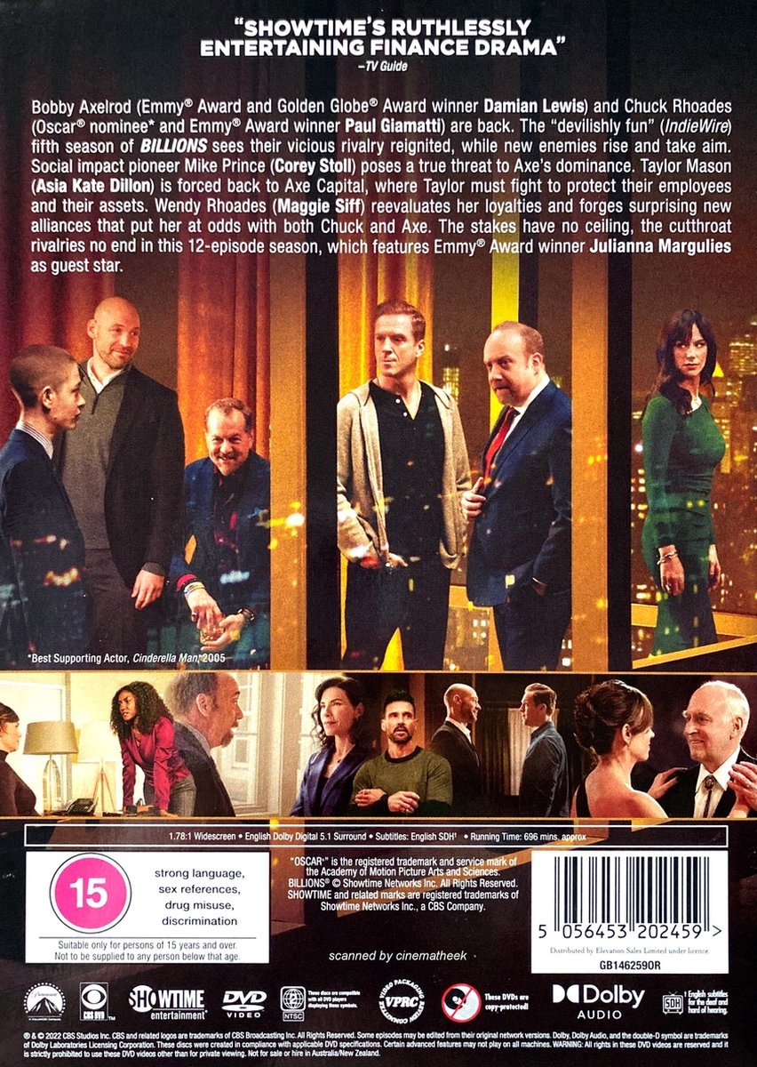 billions tv show episode guide