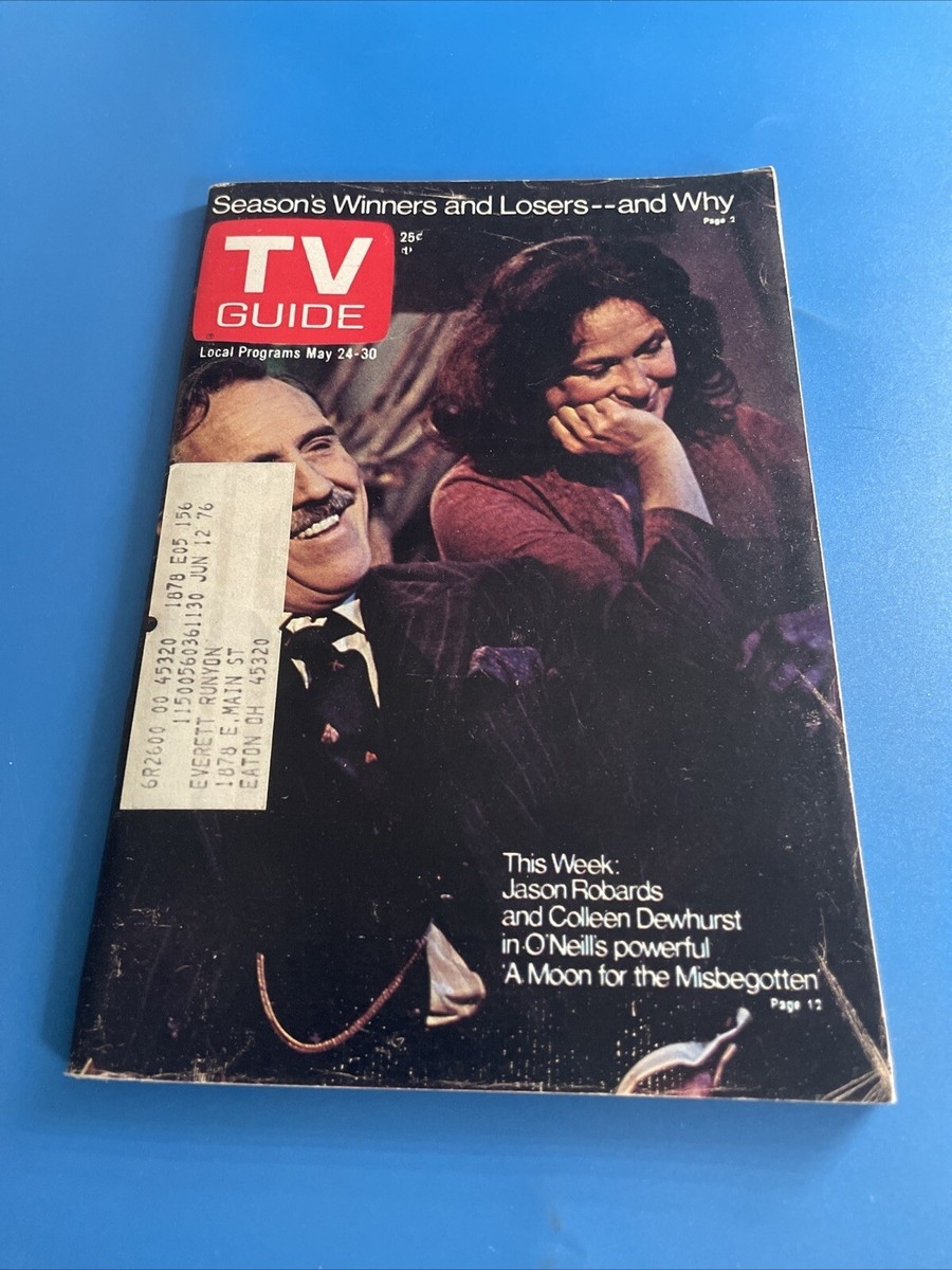 Cincinnati Dayton TV Guide Jason Robards May 24 1975 W Mailing Label B EBay Cincinnati Dayton TV Guide Jason Robards May 24 1975 W Mailing Label B EBay