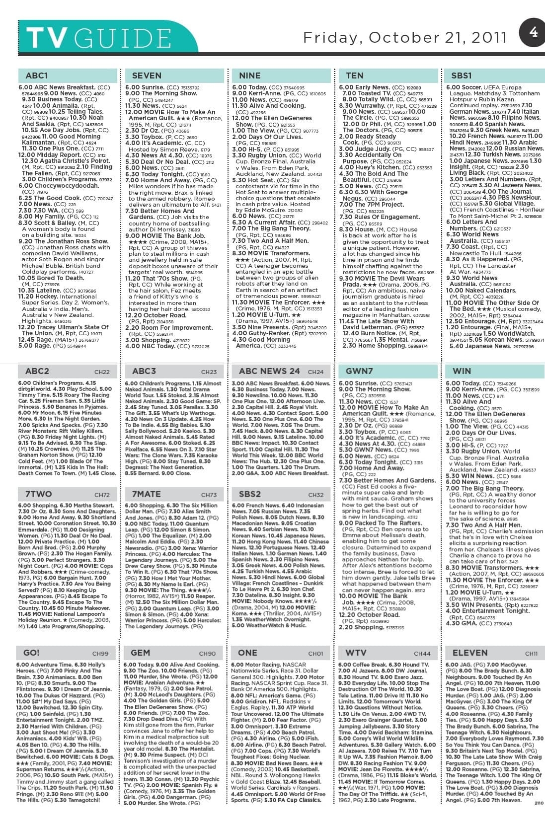 channel 9 tv guide channel 9 tv guide