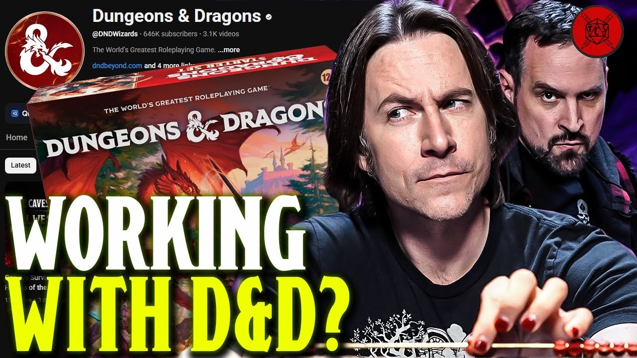 D D Partnering Back Up With Critical Role YouTube