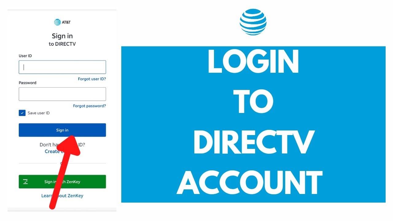 Directv Login How To Login To Directv Account Directv Login Sign In YouTube
