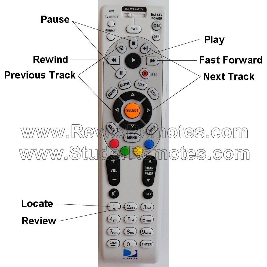 DirecTV RC 65 Instructions DirecTV RC 65 Instructions