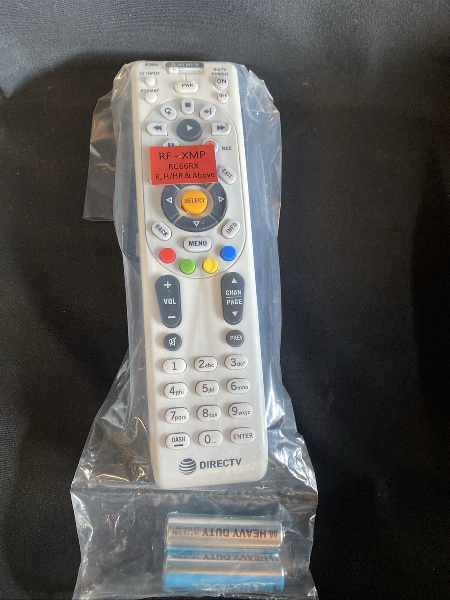 DIRECTV RC66RX Universal Remote Control 2 AA BATTERIES NEW ORIGINAL 25383030123 EBay DIRECTV RC66RX Universal Remote Control 2 AA BATTERIES NEW ORIGINAL 25383030123 EBay