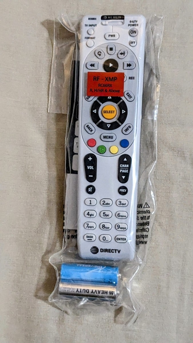 directv remote control rc66rx