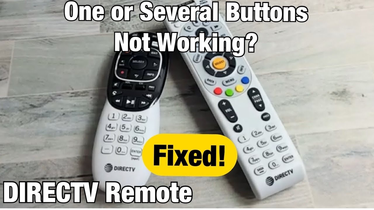 DIRECTV Remote Not Working One Button Some Buttons Or All Buttons Don t Work Try This First YouTube DIRECTV Remote Not Working One Button Some Buttons Or All Buttons Don t Work Try This First YouTube