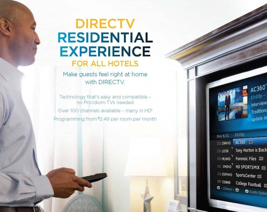 DIRECTV Residential Experience For Hotels DRE