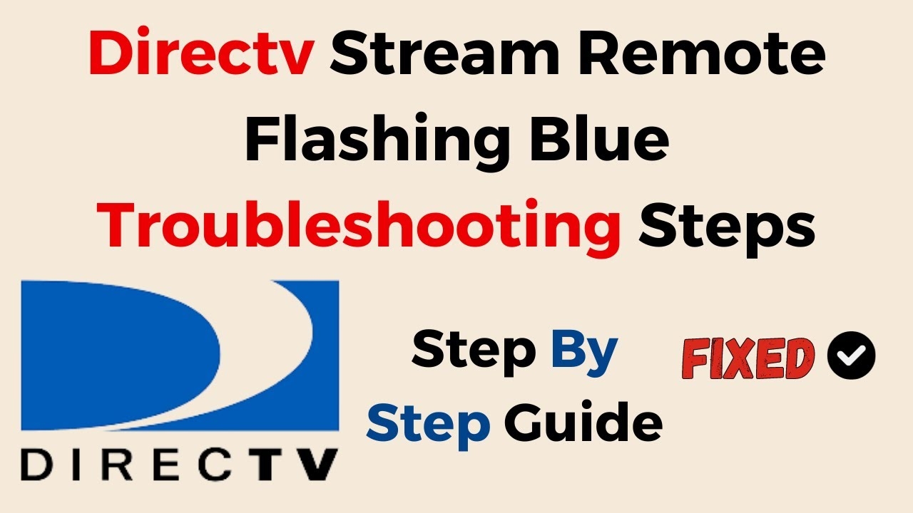 Directv Stream Remote Flashing Blue Troubleshooting Steps YouTube Directv Stream Remote Flashing Blue Troubleshooting Steps YouTube