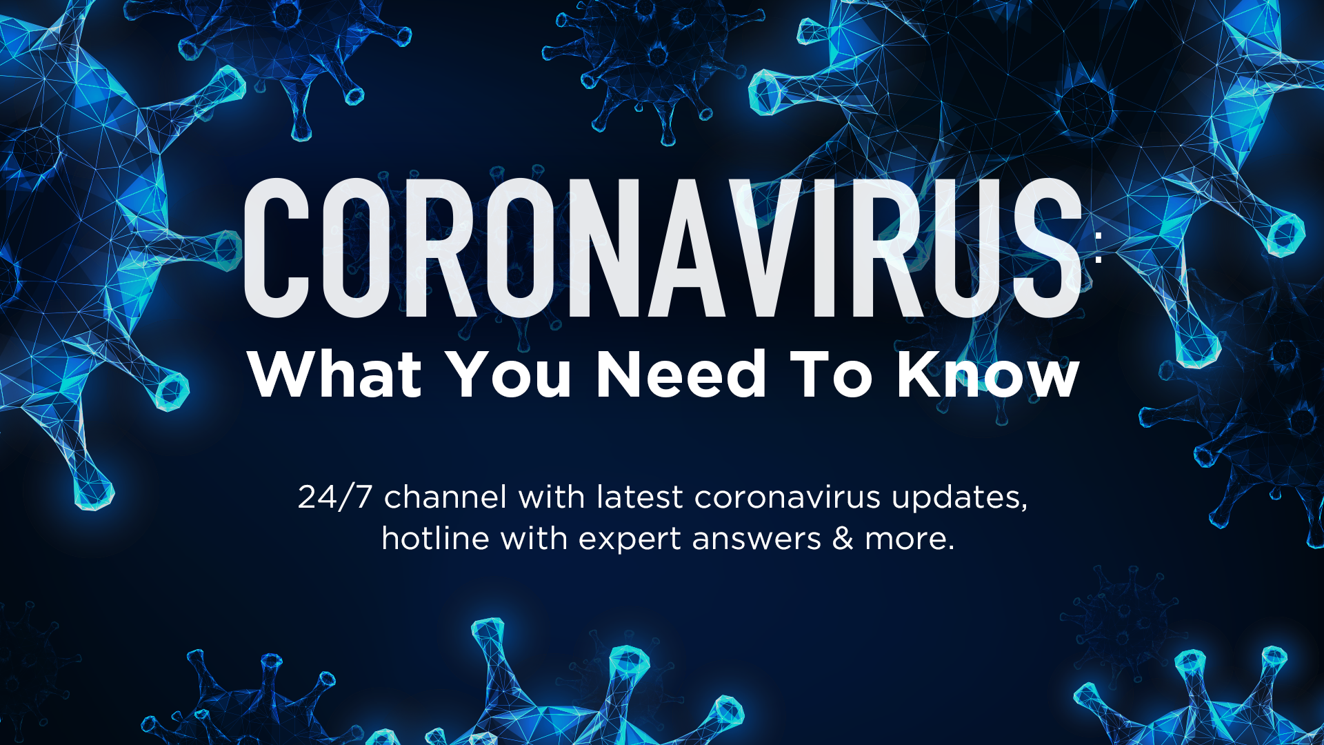 Doctor Radio NYU Langone Health Launch 24 7 Coronavirus focused Channel Hotline SiriusXM