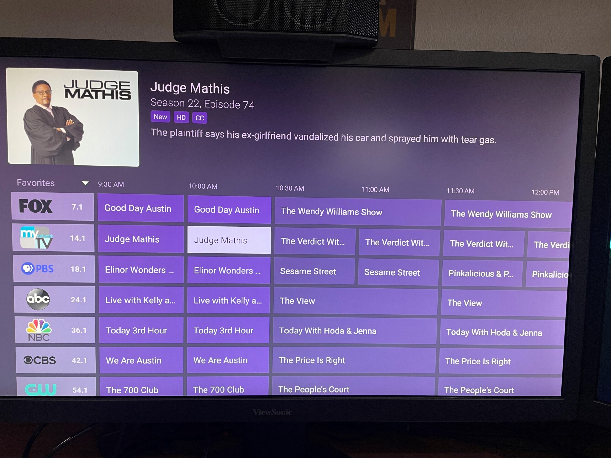 tv guide channel 9 today