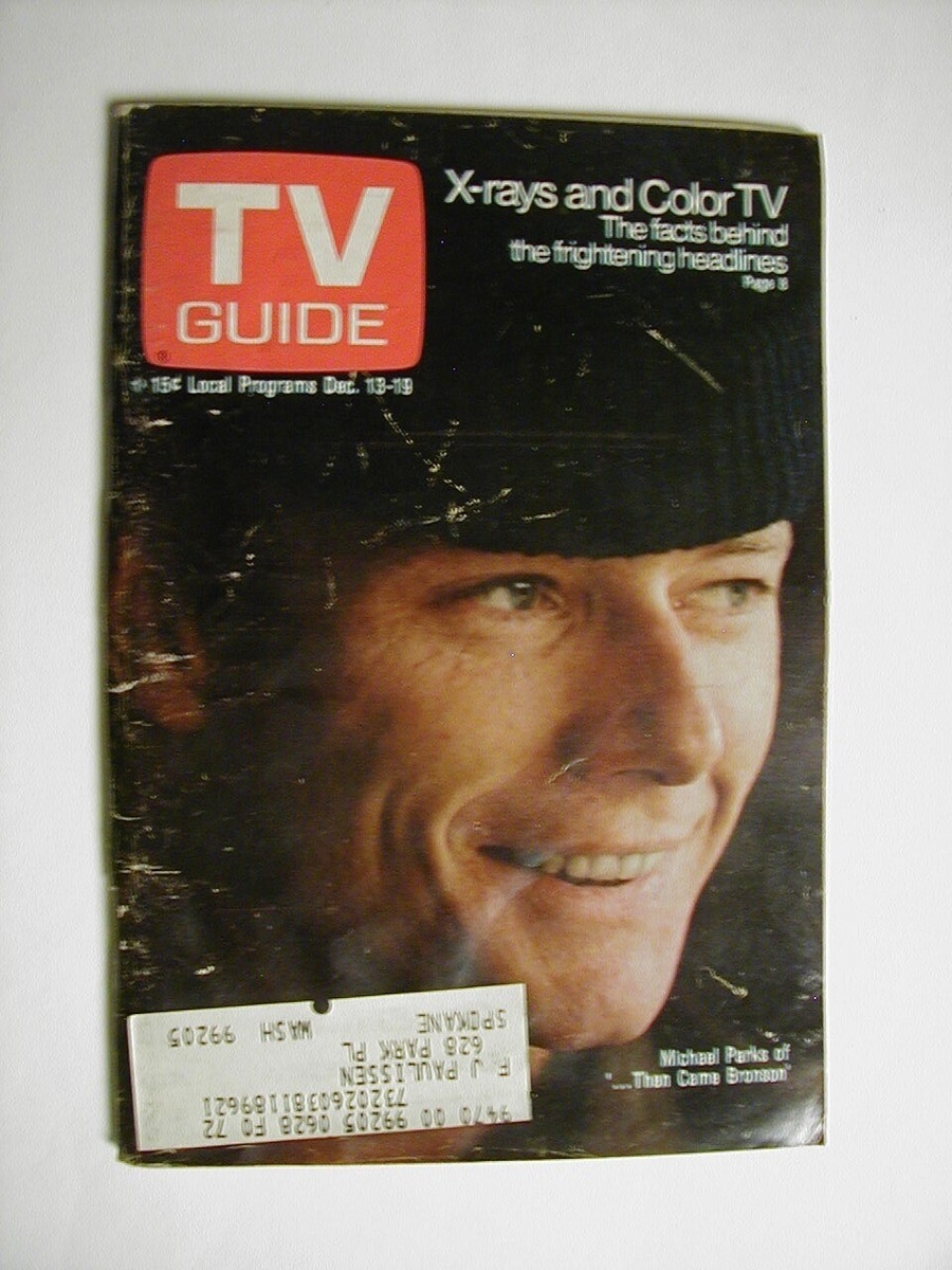 E Washington TV GUIDE Dec 13 1969 THEN CAME BRONSON Michael Parks Aaron Spelling EBay