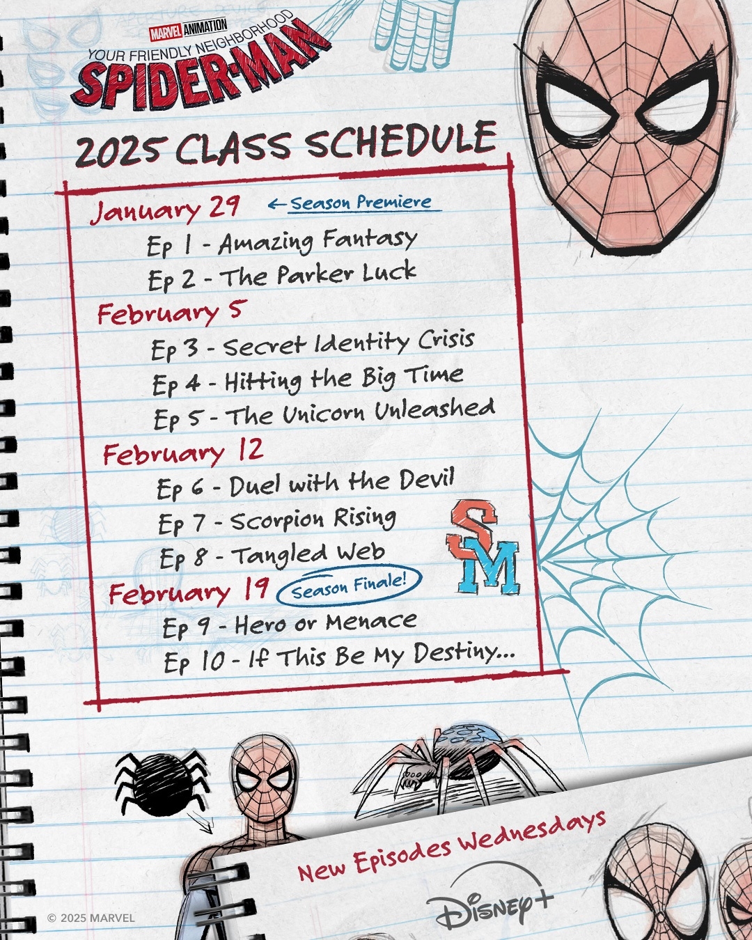 Episode List And Release Schedule Revealed For Your Friendly Neighborhood Spider Man Episode List And Release Schedule Revealed For Your Friendly Neighborhood Spider Man