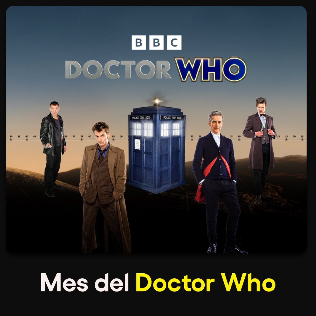 Este Noviembre En Pluto TV Celebramos El D a De Doctor Who Durante Todo El Mes Con Un Especial Que No Te Puedes Perder Disfruta De Las Temporadas 1 A La 9 Y