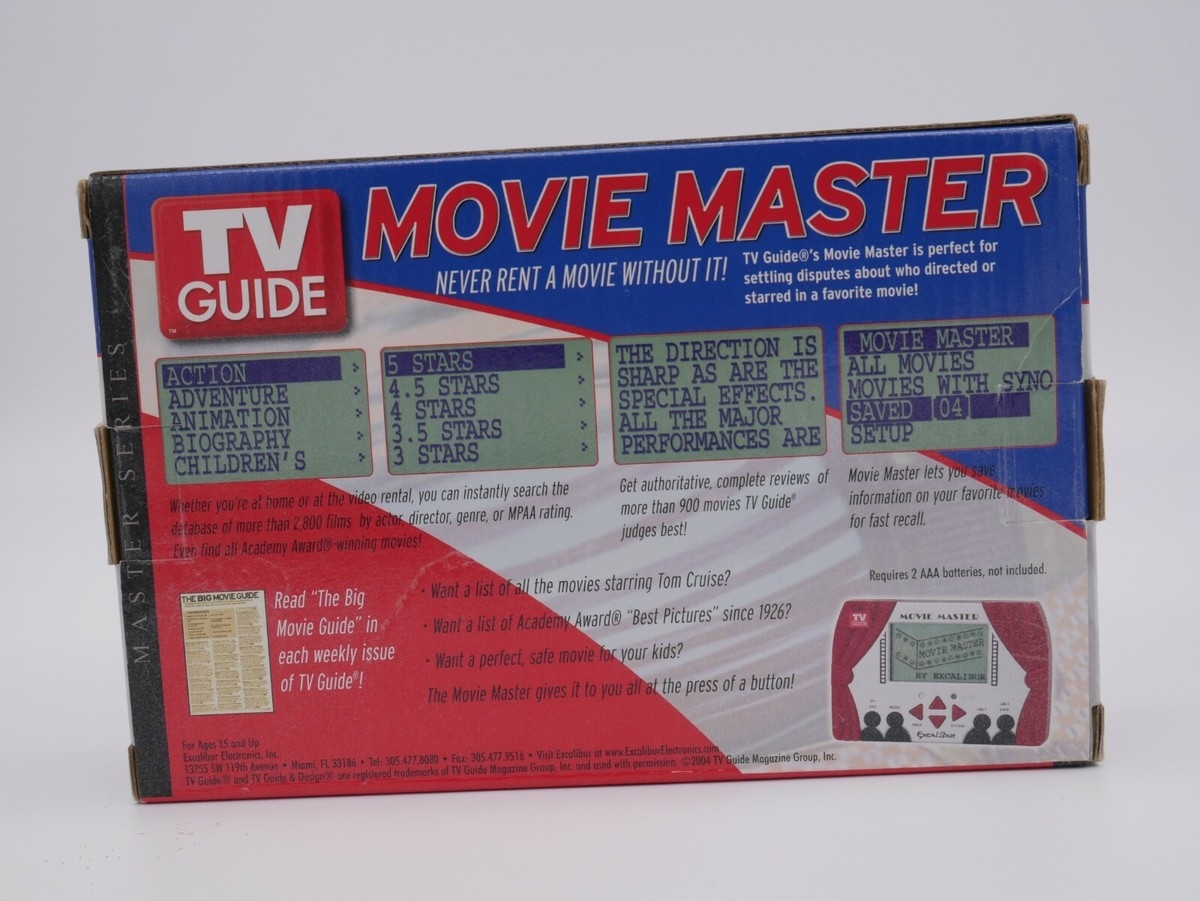 Excalibur Electronics TV Guide Movie Master EBay