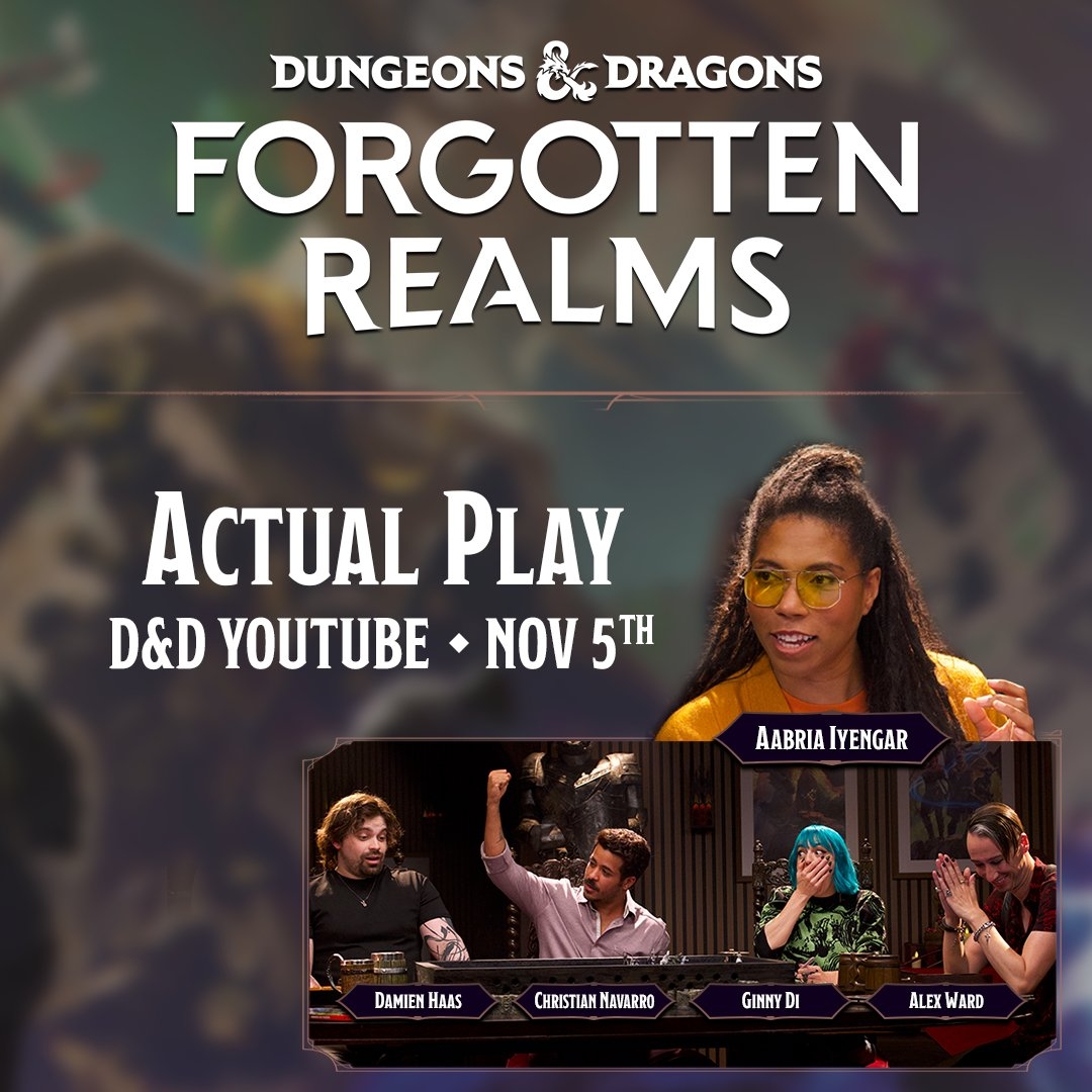 Faer n Awaits Return To The Forgotten Realms With Dungeon Master Aabria Iyengar Nov 5 On The D D YouTube Channel 