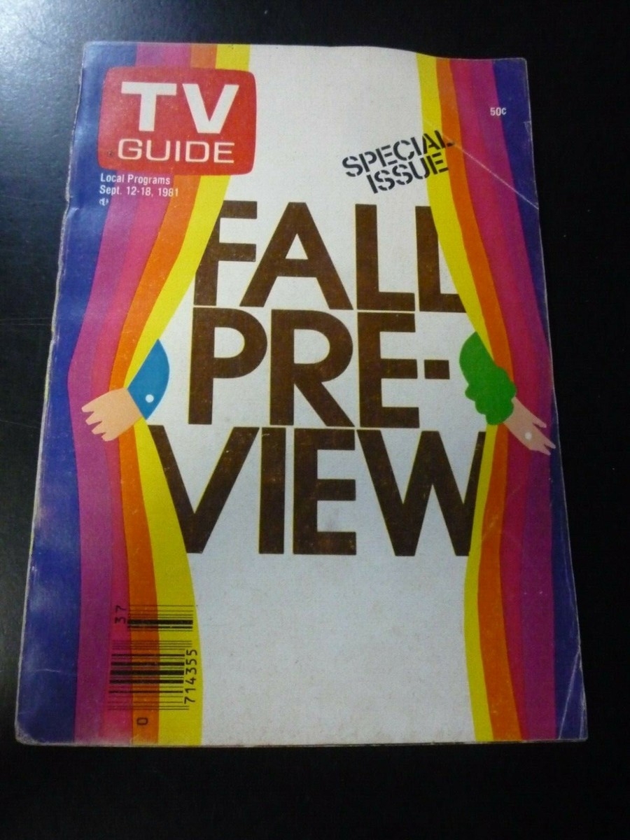 Fall Preview Edition Rare Shows TV GUIDE 1981 Rochester NY Edition EBay Fall Preview Edition Rare Shows TV GUIDE 1981 Rochester NY Edition EBay