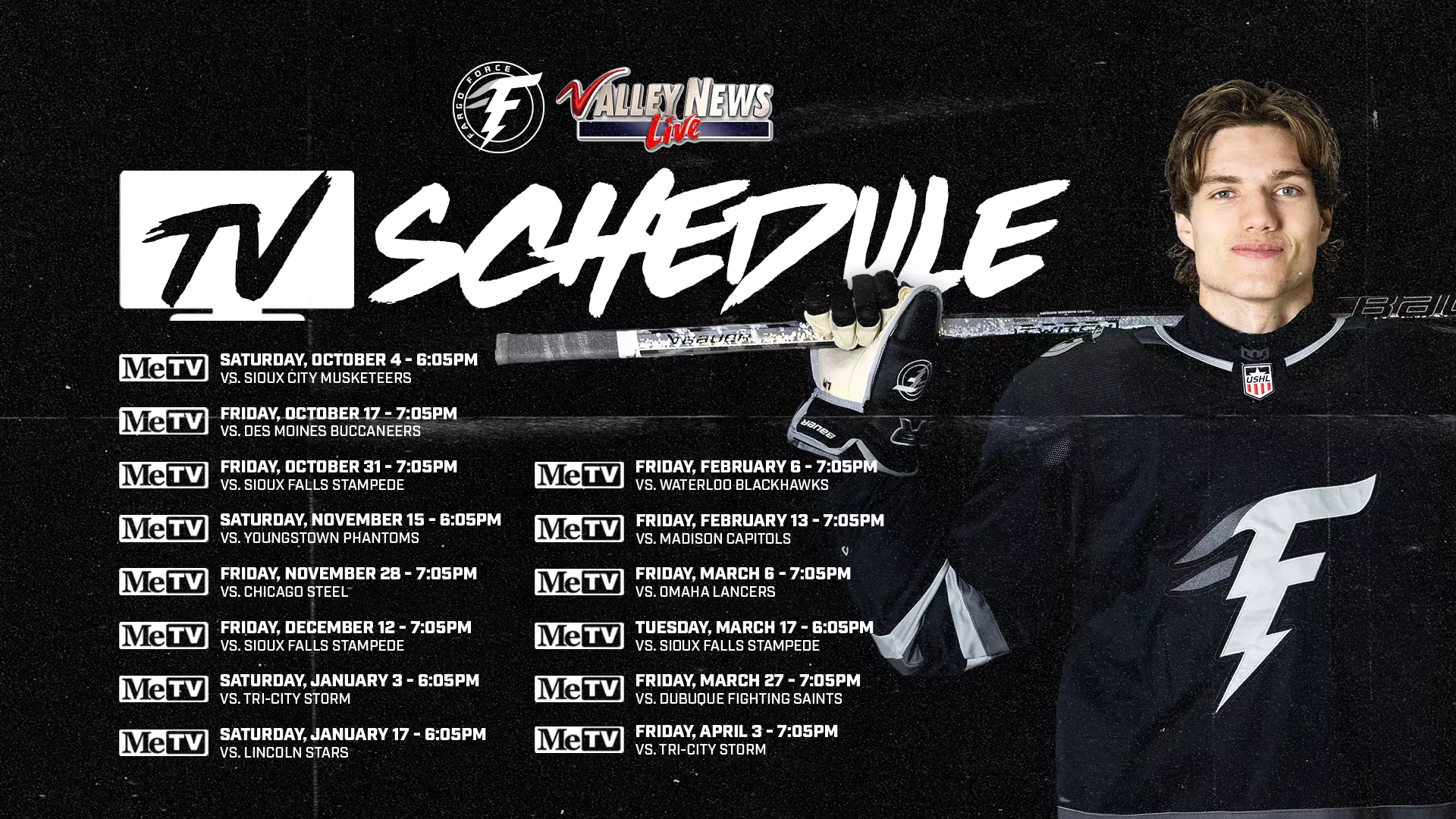 FARGO FORCE VALLEY NEWS LIVE ANNOUNCE 25 26 GAME DATES Fargo Force