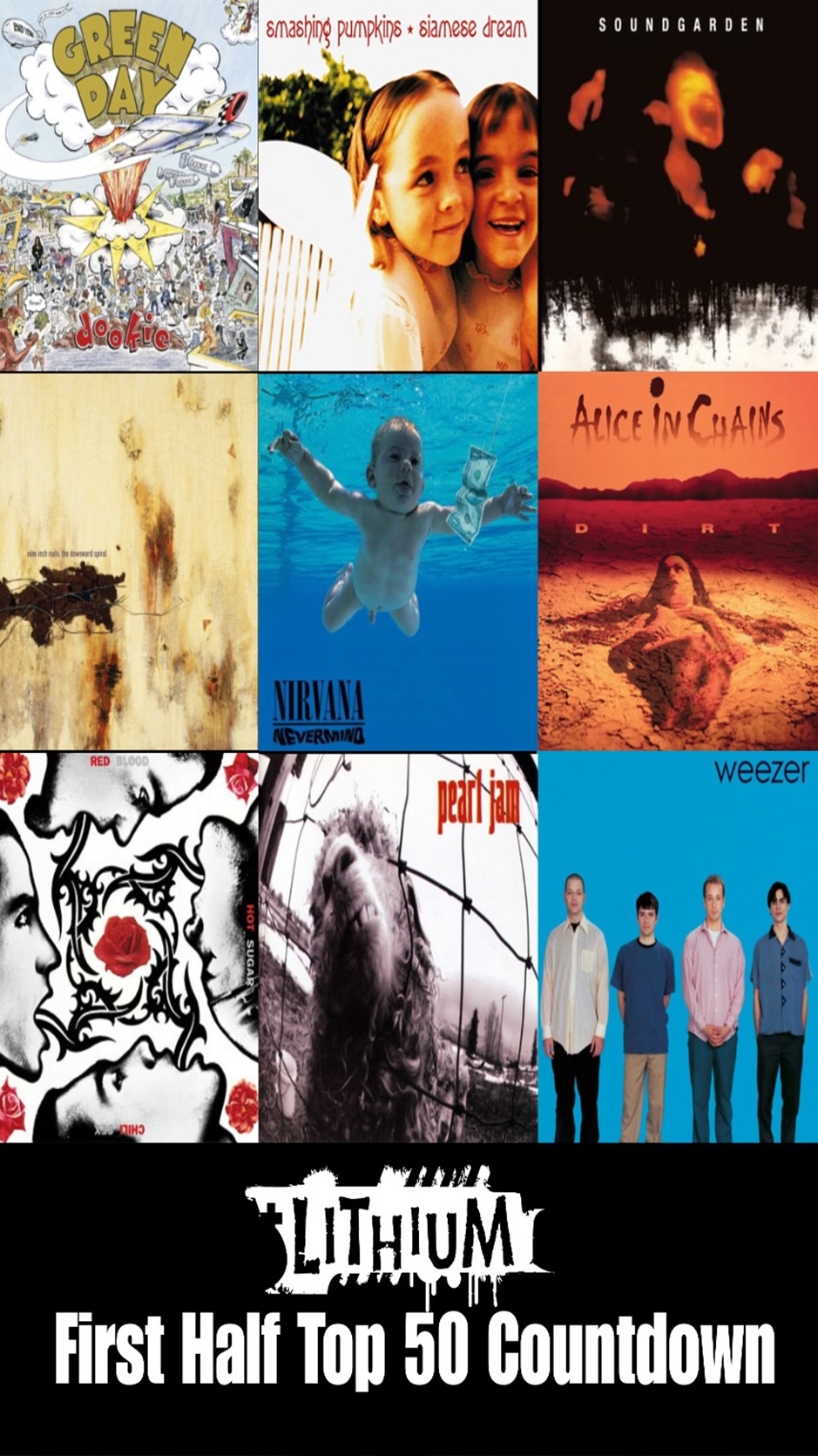 First Half Top 50 Countdown Lithium On SiriusXM First Half Top 50 Countdown Lithium On SiriusXM