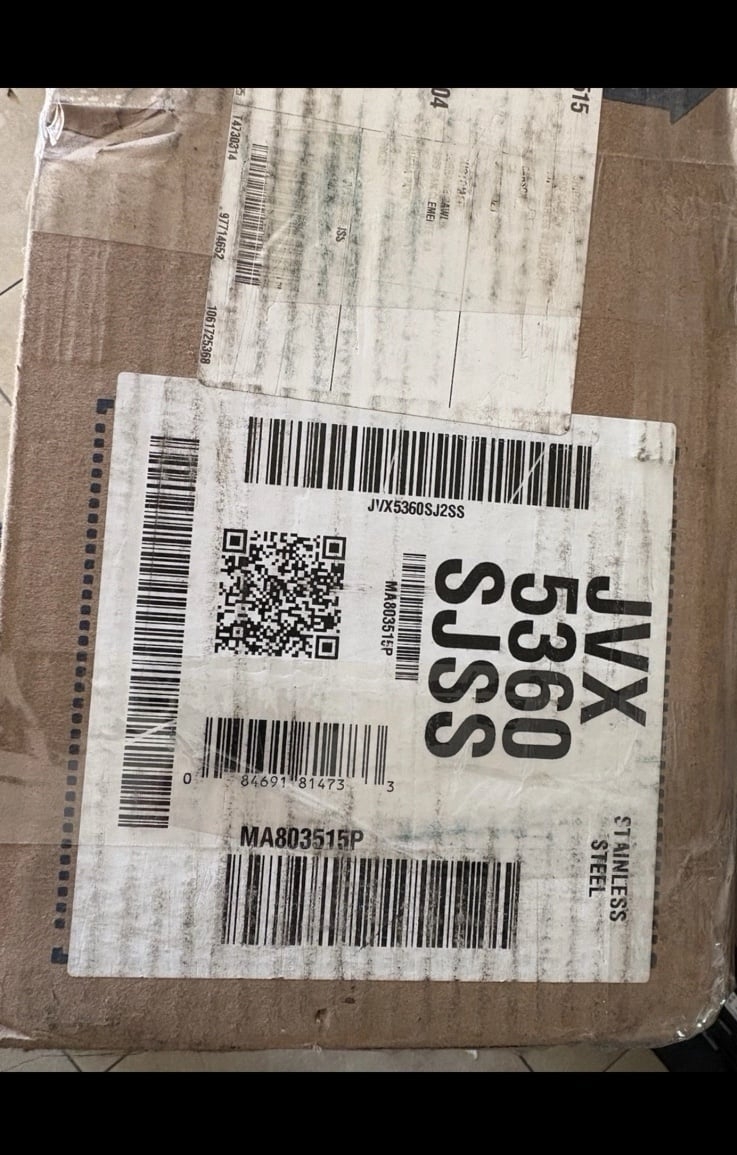 GE JVX5360SJSS 36 Inch Under Cabinet Range Hood No Remote