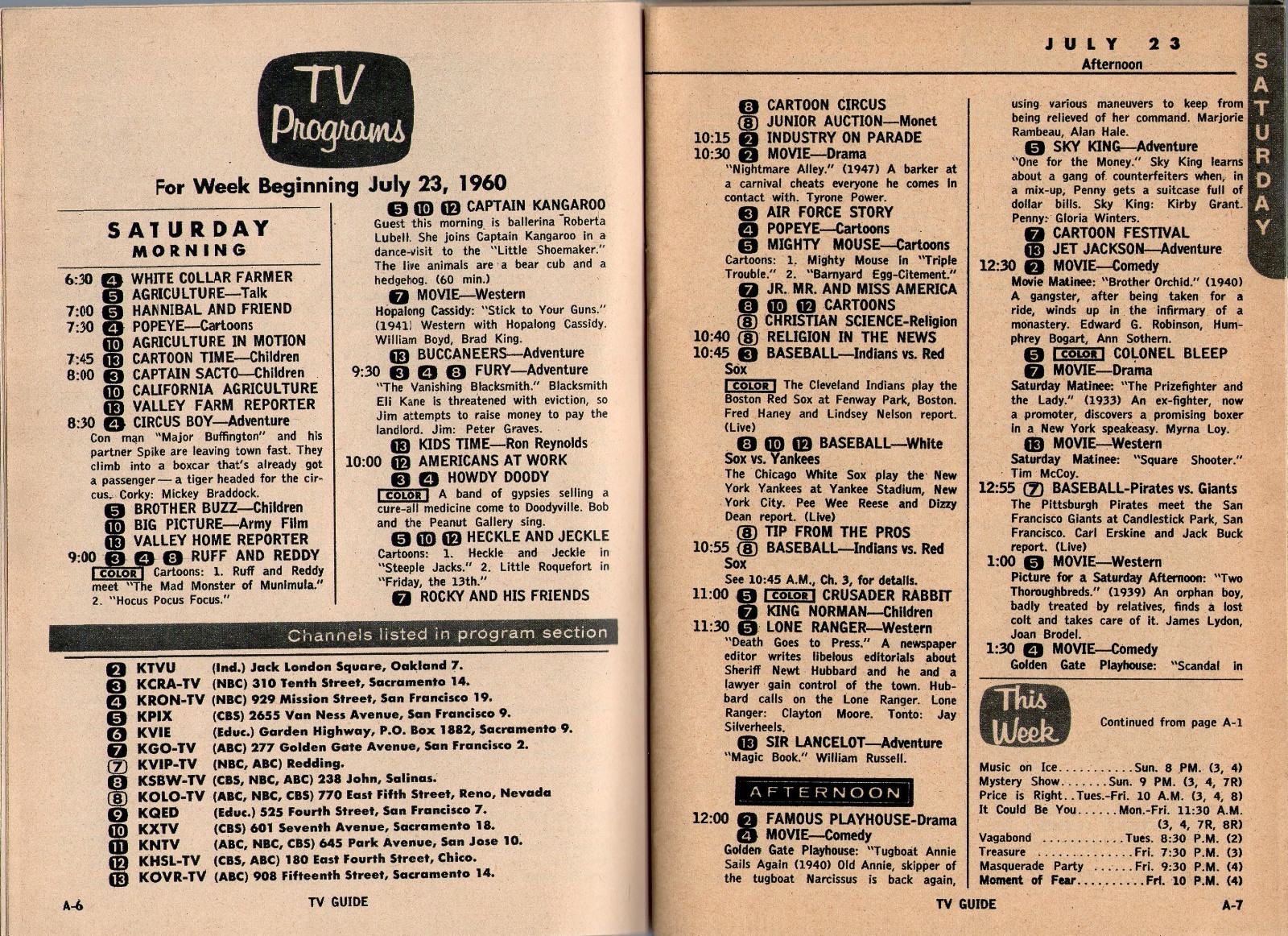 tv guide san jose