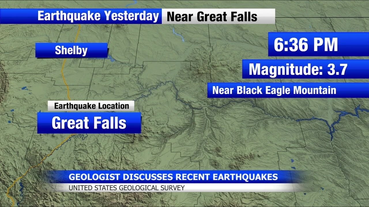 Great Falls Tremors Continue Geologist Says They re Not Unusual Great Falls News Montanarightnow
