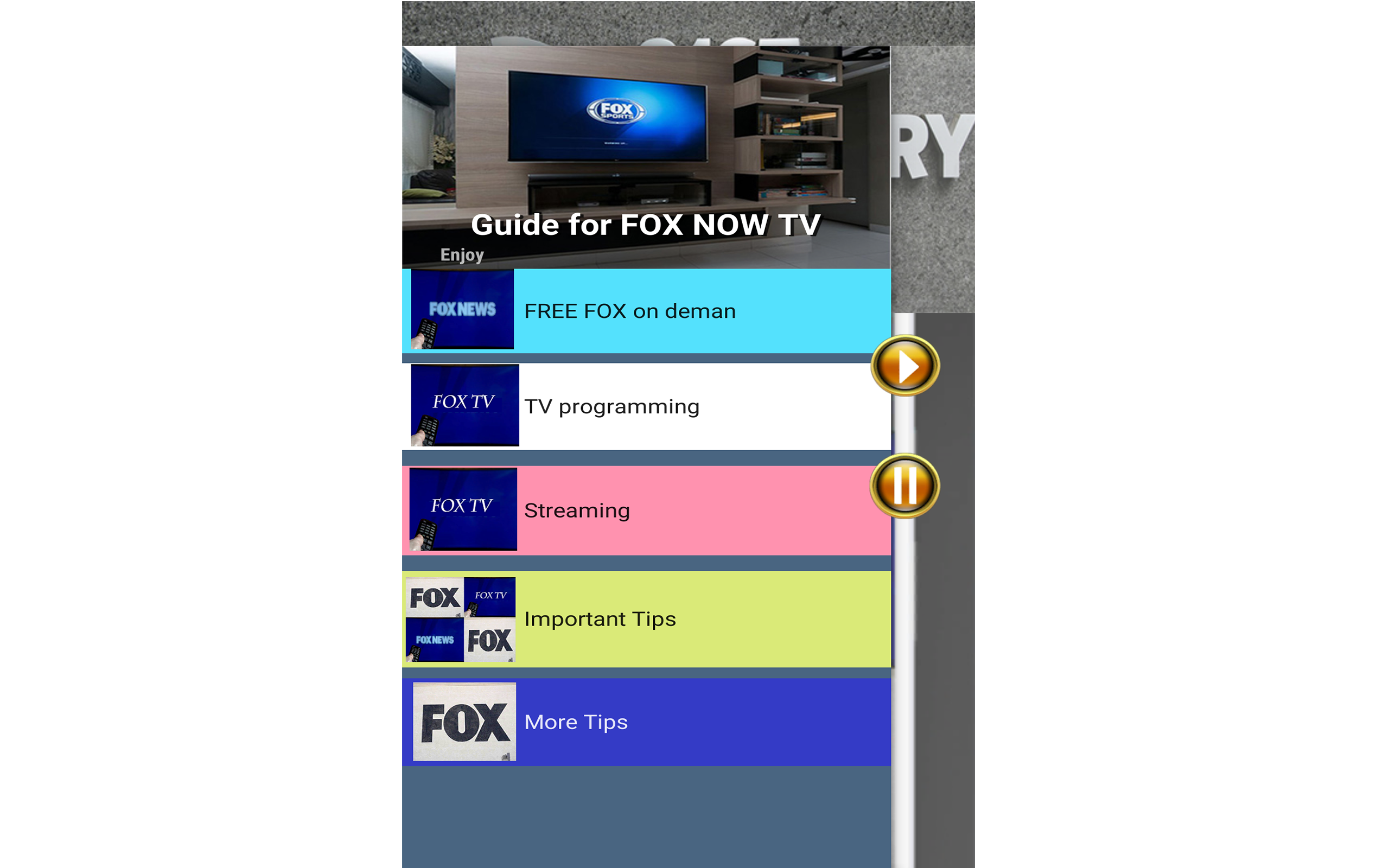 GUIDE For FOX NOW Watch TV amp Sports App On Amazon Appstore