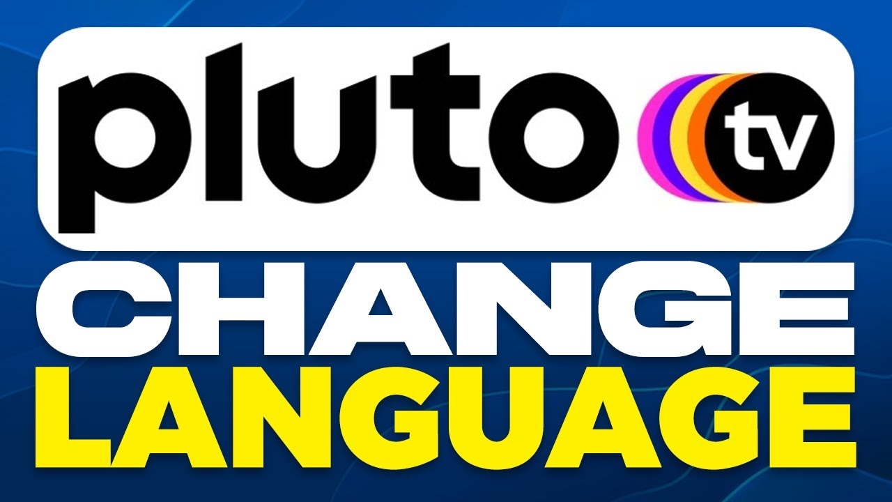 How To Change Language On Pluto TV 2025 YouTube