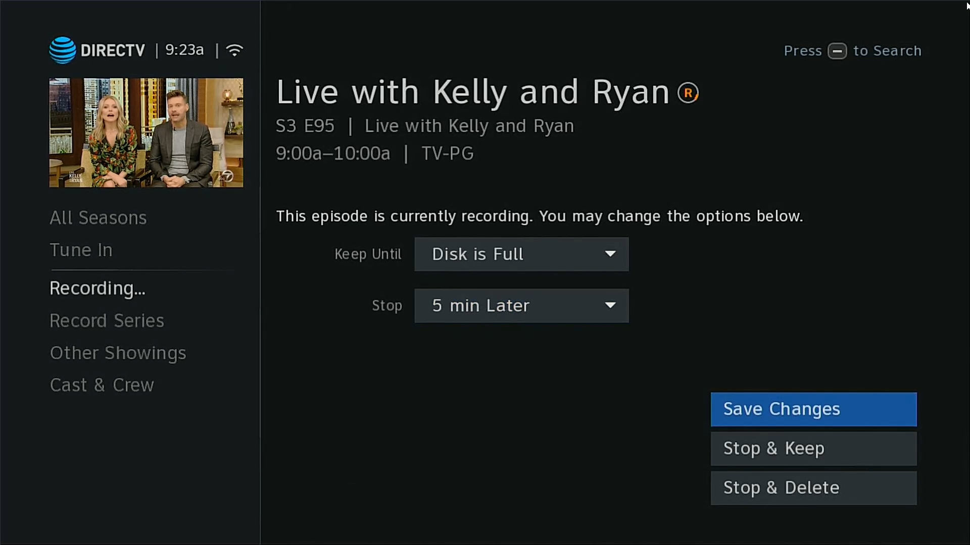 how do you record on directv