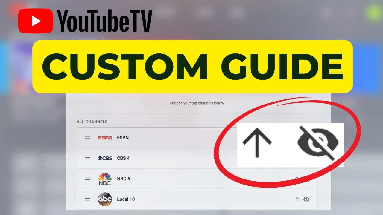 How To Customize YouTube TV s Live Guide New Way To Reorder And Hide Channels YouTube How To Customize YouTube TV s Live Guide New Way To Reorder And Hide Channels YouTube