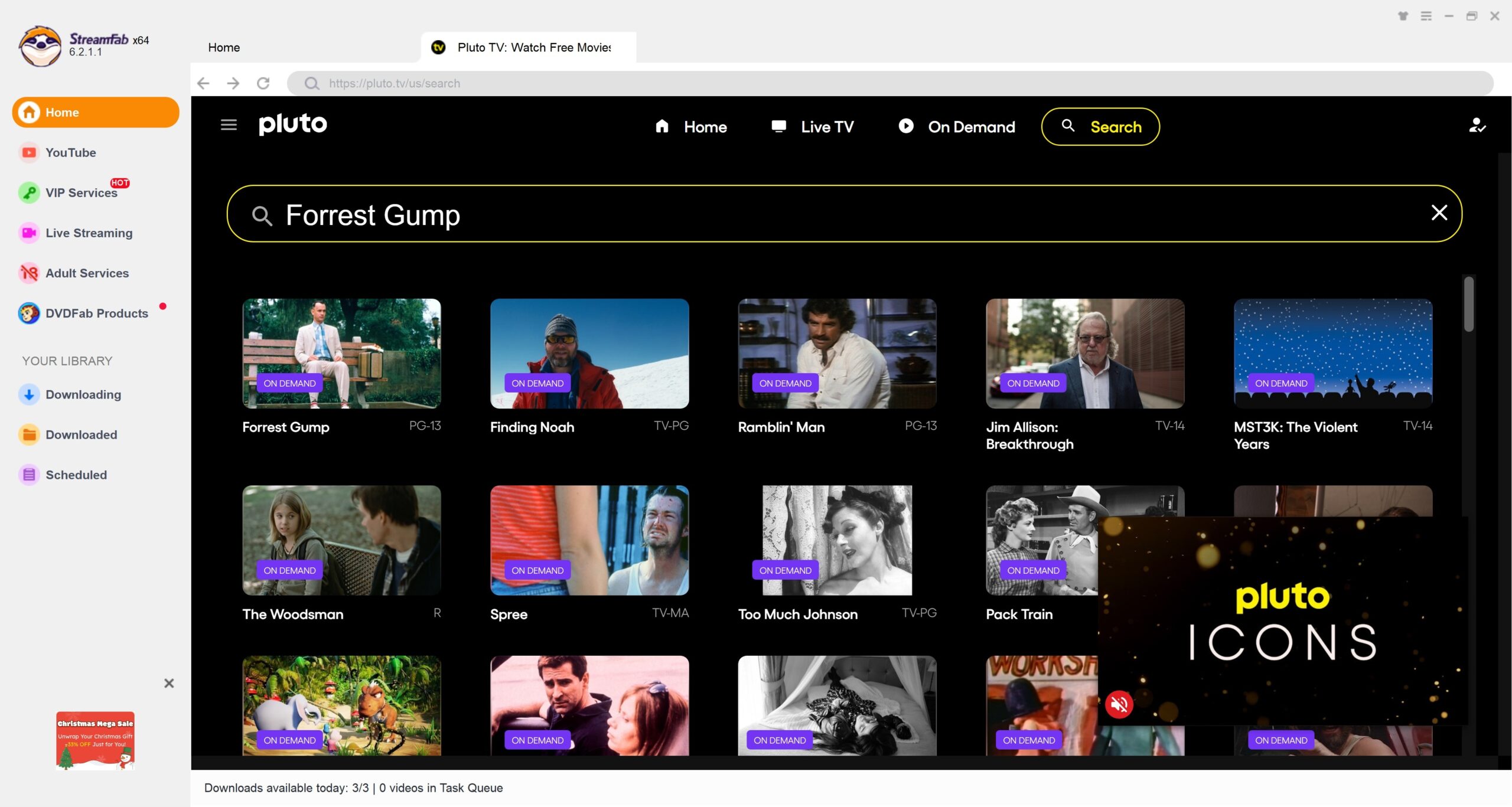 streamfab pluto tv downloader