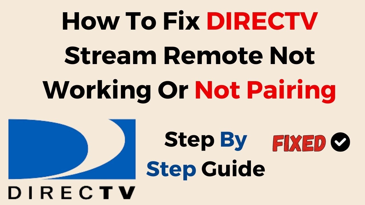 directv remote not working