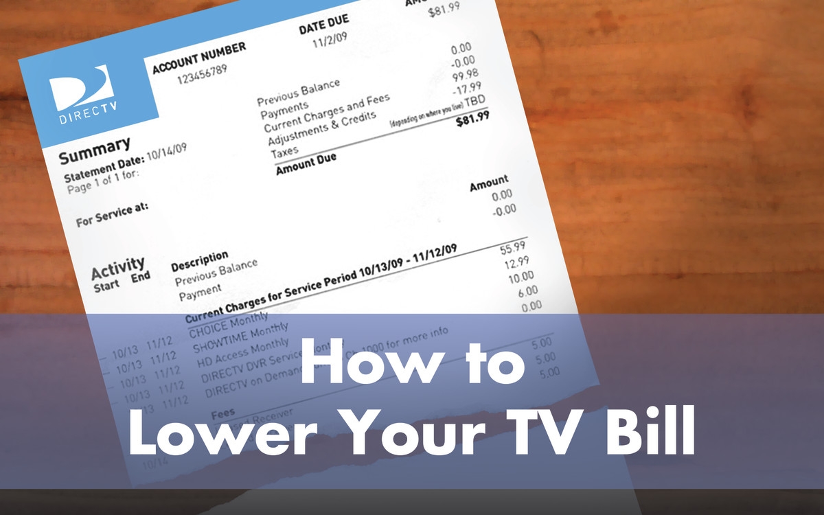 How To Lower Your Cable Or DirecTV Bill HubPages How To Lower Your Cable Or DirecTV Bill HubPages