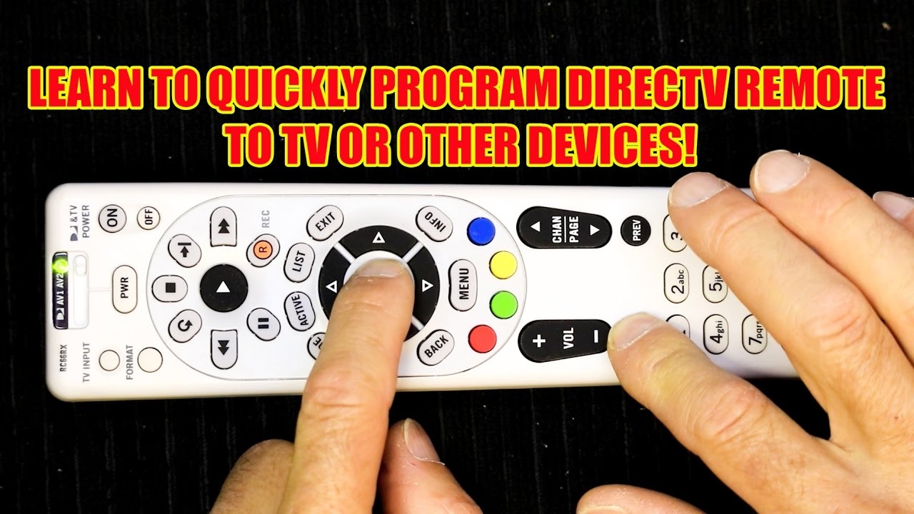 remote control codes for directv remote